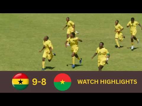 GHANA VS BURKINA FASO(9-8)-FINAL OF AFRICAN SCHOOLS CHAMPIONSHIP-GOALS&HIGHLIGHTS