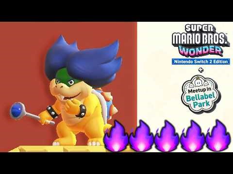 Super Mario Bros. Wonder - Mighty Ludwig Boss Fight (Small Mario)