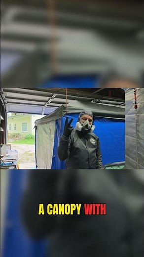 Built a legit spray booth that beats the first one #DIY