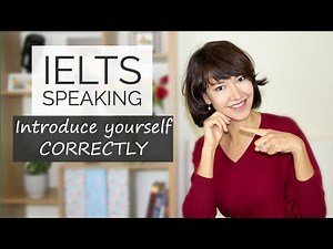 How to Introduce yourself in Speaking Exam Video Lecture - IELTS
