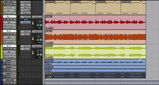 Pro Tools 12 新機能_3 トラックバウンス／コミットなど