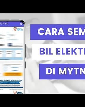 Cara Semak Bil TNB Secara Online Melalui Aplikasi myTNB Untuk Dicetak Atau Simpan