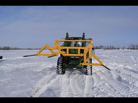 Hay Handler Bale fork-How it works (Ball Valve Control)