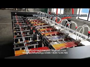 10 Stations Horizontal Collating Machine Booklet Paper Mixing Machine