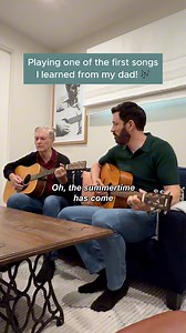 This is one of the first songs my dad taught me on the guitar when I was a kid, and it’s one of the first I played for Parker.❤️ Happy #FathersDay to the man who inspired my love of music 🎶 | Drew Scott