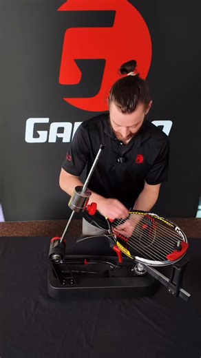GAMMA Tennis on Instagram: "Stringing on the new Momentum 2 Stringing Machine #stringingmachines #tennis #tennisstrings #teamgamma"