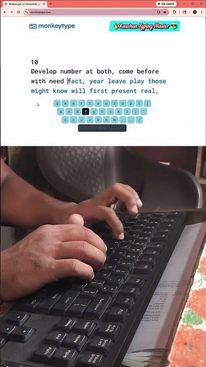 92 WPM Typing Speed (Smooth & Accurate)
