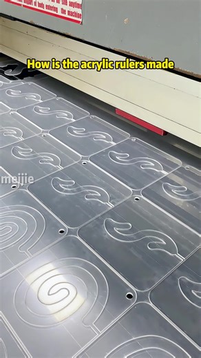 How is the acrylic rulers made #acrylicruler #laserengraving #lasercarving #transparentacrylic #acrylicboard #acrylicsheet #acrylicdesign #customacrylic #acrylicproduct #acrylic #mjacryliccustomfactory