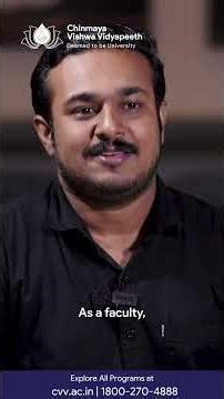 Where Excellence Meets Purpose | Manosh Manoharan | Faculty | Assistant Professor- EGCS | CVV