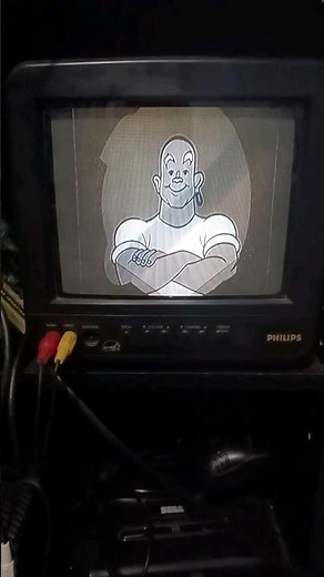 1950s mr clean commercial on a old tv