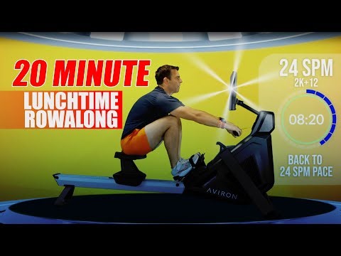 Lunchtime RowAlong - A 20 minute Stroke Rate Pyramid Rowing Workout