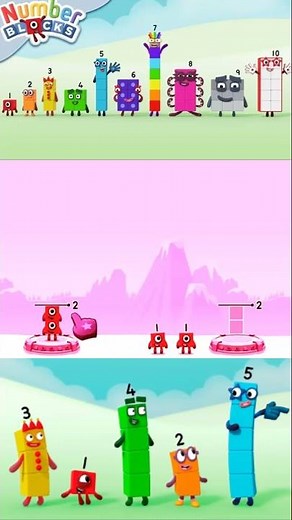 Numberblock 2 Magic Run - Using Numberblocks 1 + 1 = 2 - Cbeebies Games