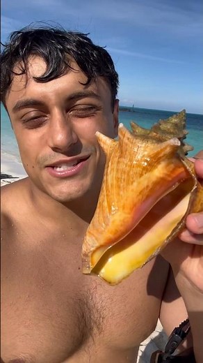 EATING A CONCH
