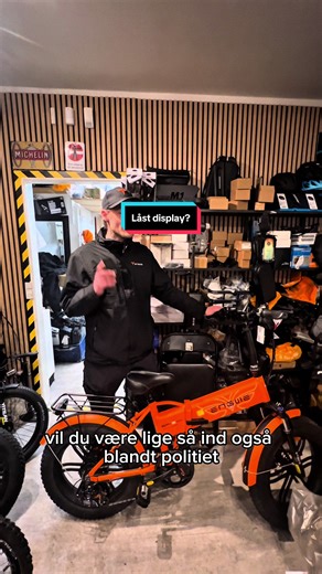 Har din cykel et låst display på?