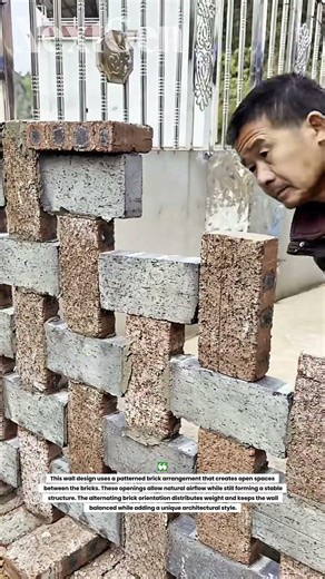 Incredible Brick Wall Pattern! Genius Masonry Technique You Must See
