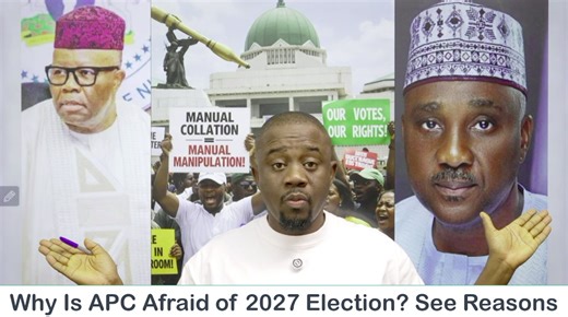 2027 ELECTION IN CHAINS: If APC is So Powerful, Why Are They Sabotaging Electronic Results? The APC claims they have ruled well and control everything from Aso Rock to thirty state governorships, yet they remain terrified of a simple electronic result transmission. If a party truly has the numbers and the people's support, they should be the biggest champions of a transparent digital system that protects their victory. Instead, by blocking real-time uploads and clinging to manual collation, they