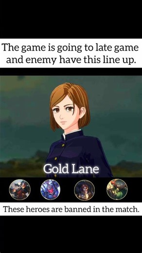 MLBB ➡ Which Hero you choose against this line up. #mlbb #mobilelegends #mobalegends5v5