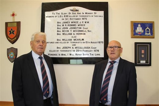 Remembering IRA murder of five Orangemen during lodge meeting