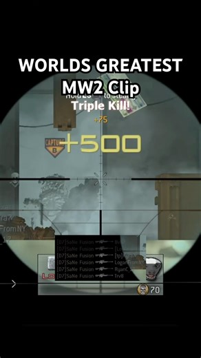Single-Single-QUAD Collat THROUGH SMOKE #cod #mw2 #callofduty #modernwarfare2 #nostalgia #codsniping