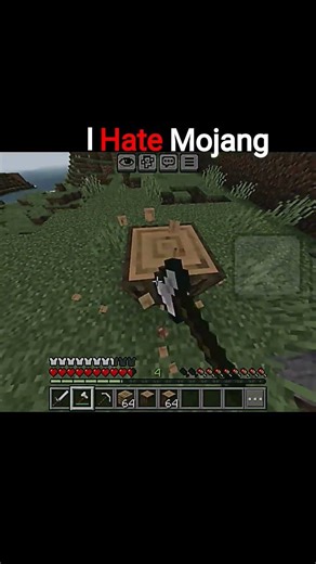 I hate mojang🥀 #minecraft