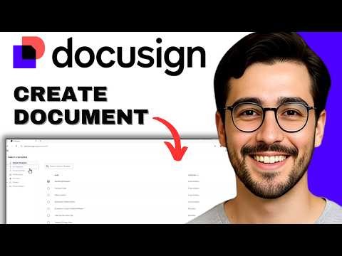 How to create document in DocuSign - Easy Guide (2026)