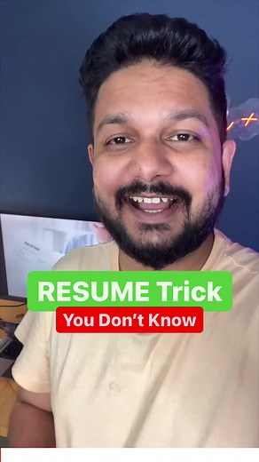 2.1M views · 36K reactions | Resume Trick You Should Know  | Tech Plus Gadgets | Facebook
