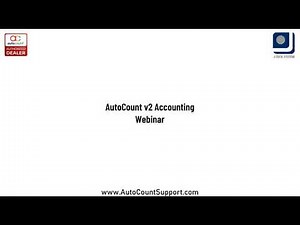AutoCount v2 Accounting Webinar
