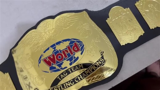 New Tag Team Championship Belt | Custom Gold-plated World Tag Team Replica Title | Wrestling Fan Gift - Etsy UK