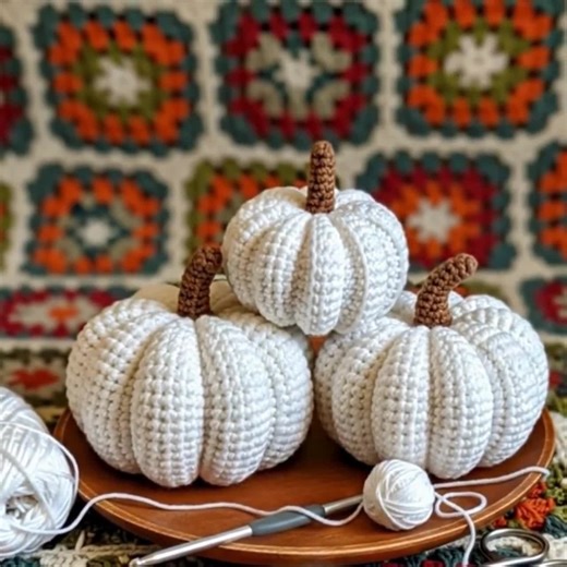 Easy Crochet Pumpkin Pattern: Fall Garland, Coasters, Keychain (digital Download) - Etsy