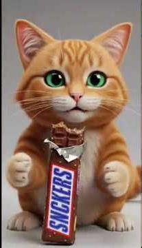 2 Minute Chocolate Feast with My Cat 🐾🍫 | Viral Candy Review