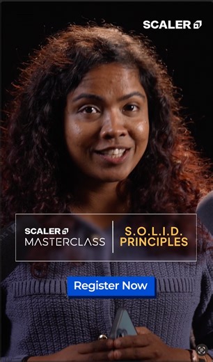 Want to become a better developer? Start by mastering S.O.L.I.D principles — the building blocks of robust system design. Join this free live masterclass with real examples and practical insights. | SCALER