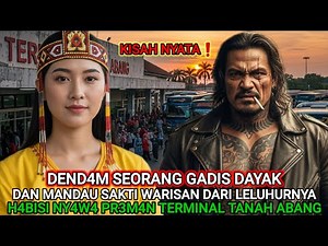 KISAH NYATA❗DENDAM SEORANG GADIS DAYAK BERSAMA MANDAU SAKTI HABISI PR3M4N TERMINAL YANG K3J4M