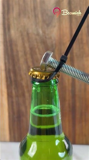 Bottle lid opening Hack #easy #bottle #opening #trick