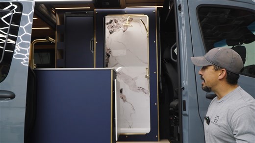 Off-Road and Off-Grid Luxury: This Camper Van Has a Feature-Rich, Exquisite Interior