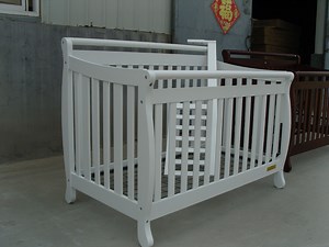[Hot Item] New Modern Fashion Solid Wood Baby Bed for Sale