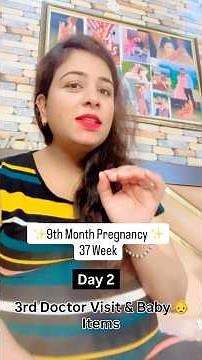 🤰 Week 37 Day 2 Pregnancy Update | 3rd Doctor Visit & USG Scan 👶 | Baby Shopping Haul 🧳💖