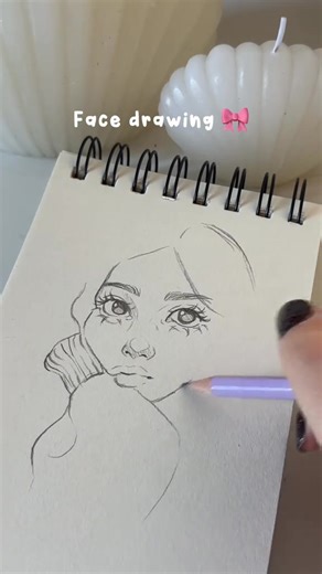 31K views · 1.1K reactions | Welcome back #howtodraw #sketch #drawings #facedrawing #facedrawingtutorial #drawingtutorial #tutorial #atrist #cleangirl #relaxing | SketchyCore | Facebook