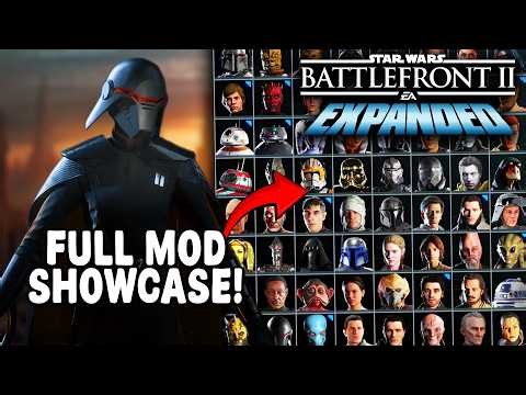 Kyber's Battlefront Expanded Mod FULL MENU SHOWCASE! - Everything BF Expanded Has To Offer
