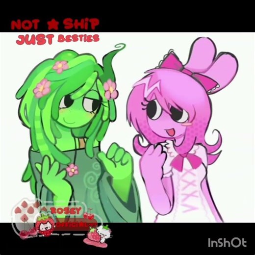 pinki x vineria (!not a ship!) (just besties) 💗💚