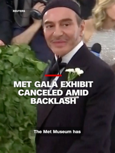 The Metropolitan Museum of Art has canceled its spring 2027 exhibition honoring controversial British designer John Galliano, who was fired from Dior in 2011 after an antisemitic rant. CNN’s Leah Dolan reports on the public backlash that followed after the museum announced the exhibit just weeks ago.
