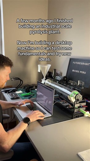 Desktop pyrolysis prototyping and testing
