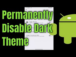 How to Permanently Disable Dark Theme on Android Phone [2025]