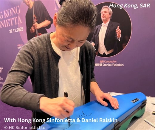 In 2025, Midori’s music reached audiences across the globe-- from Switzerland, Spain, the Canary Islands, Germany, the Netherlands, Japan, England, Estonia, Austria, Korea, Hong Kong, and the Philippines, as well as cities across the United States, including Louisville, Seattle, Albuquerque, Oberlin, Boston, New York, San Francisco, Los Angeles, Chicago, Washington, D.C., Richmond, and more. Enjoy these moments from her performances around the world-- each a unique encounter, connected by music 