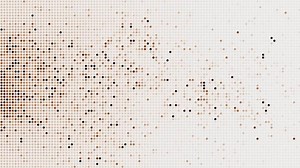 Download Blinking dots data visualization technology background. Half tone pattern animation. for free
