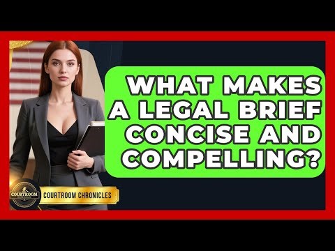 What Makes A Legal Brief Concise And Compelling? - Courtroom Chronicles