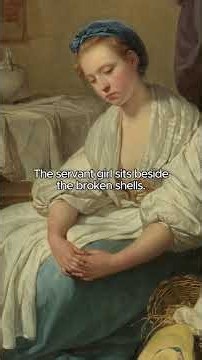 Broken Eggs (1756) by Jean-Baptiste Greuze #art #painting #history