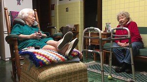 The gals had a great time at their church party! But you can be sure Gramma kept her eagle eyes 👀 on Ginga & always has a “kind comment” ha! ...😂“You ate like a pig!” “I did like hell!” ...but no more banana 🍌 pudding for Ginga!😳😆 #yourefullashit | G and G: Gramma and Ginga