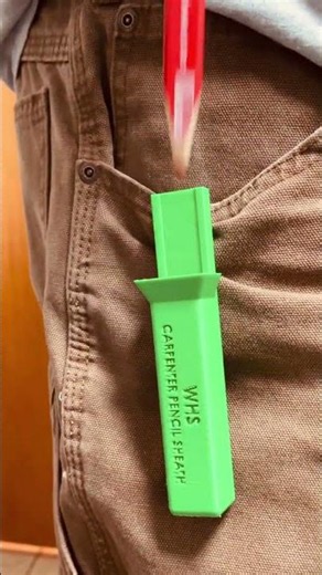 WHS Carpenter Pencil Sheath | Fast Draw | Made in USA | Pencils Included
