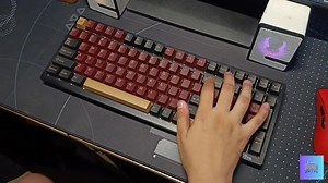 1K views | [Commission Work] Royal Kludge 98 RK Royal Kludge YQ Red Samurai Keycaps Mods Done: - Lubed TTC Pink Switches - Tempest Mod (2 layers) - PE Foam (1mm) - Tuned Stabs - Lubed Stabs - Holee Mod If you want your Keyboard to sound and look like this, feel free to send us a message❣️ | Feytu's Keys | Facebook