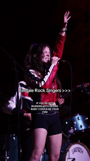 Nothing more powerful than a female rock singer😍 #femalerocker #rocksinger #rockband #rockmusic #livemusic